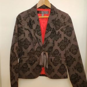 Velvet detailed Blazer